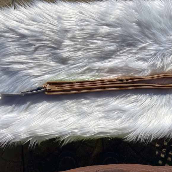 NWT Youly Vegan Leather Set Rainbow Braided Tan Collar and Leash - Picture 7 of 13